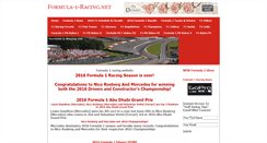 Desktop Screenshot of formula-1-racing.net